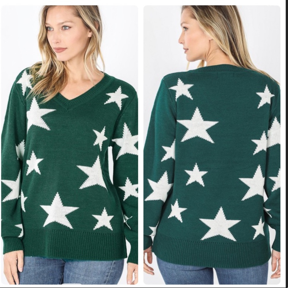 ๐บ2/$35 sale star print sweater - Picture 5 of 7